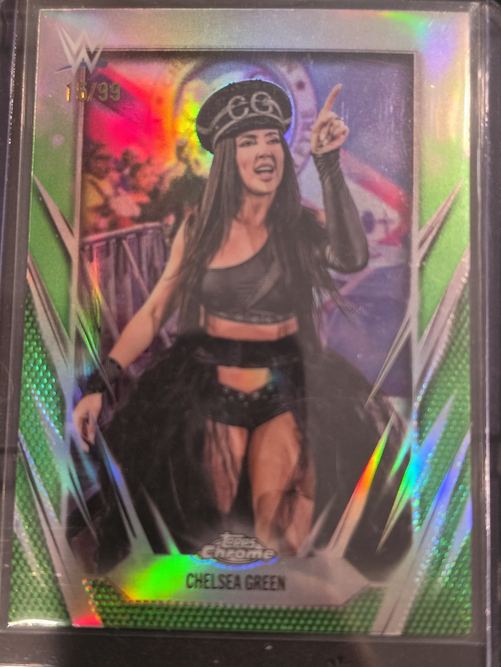 2026 Topps Chrome Chelsea Green Green Parallel Numbered 15 of 99